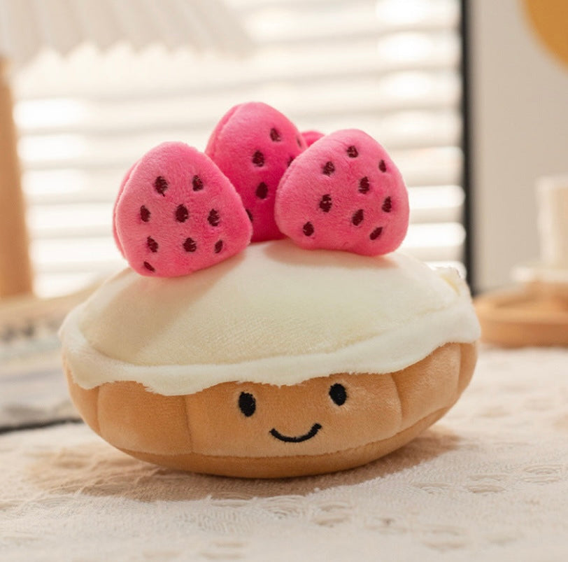Stress-Relief Mini Strawberry Pancake Plushie